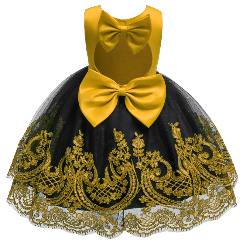 

New arrival elegant sleeveless princess dress Wedding flower girls dresses girl christmas dress for girls Birthday party
