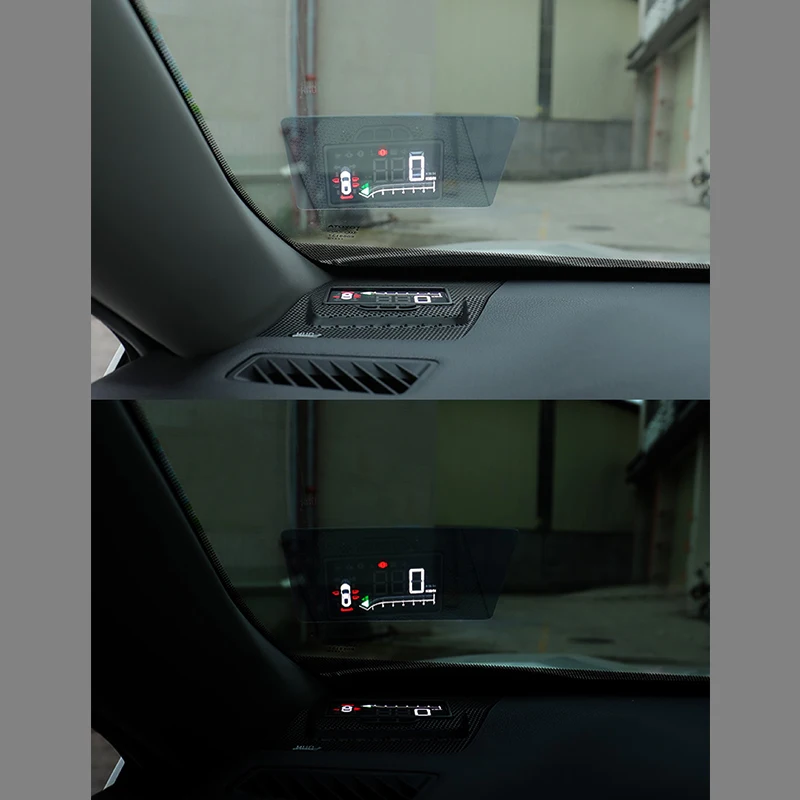 QHCP Автомобильный дисплей на голову HUD безопасный экран для вождения скрытый HD