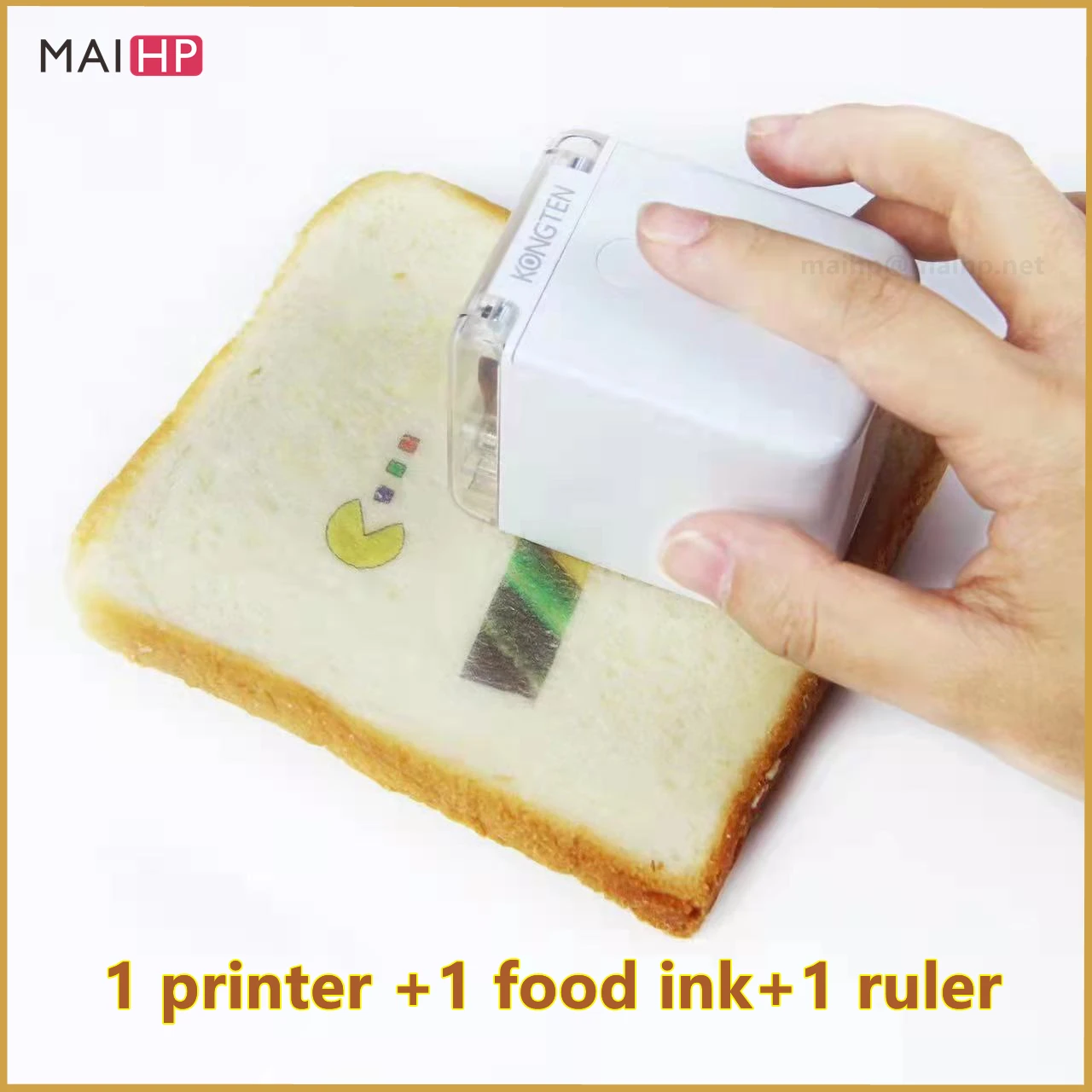 WIFI PrinCube DIY Label Printer Edible Ink Cake Printer Color Mbrush Mini Handheld Food Bread Macaron Coffee Beer Milk Printer