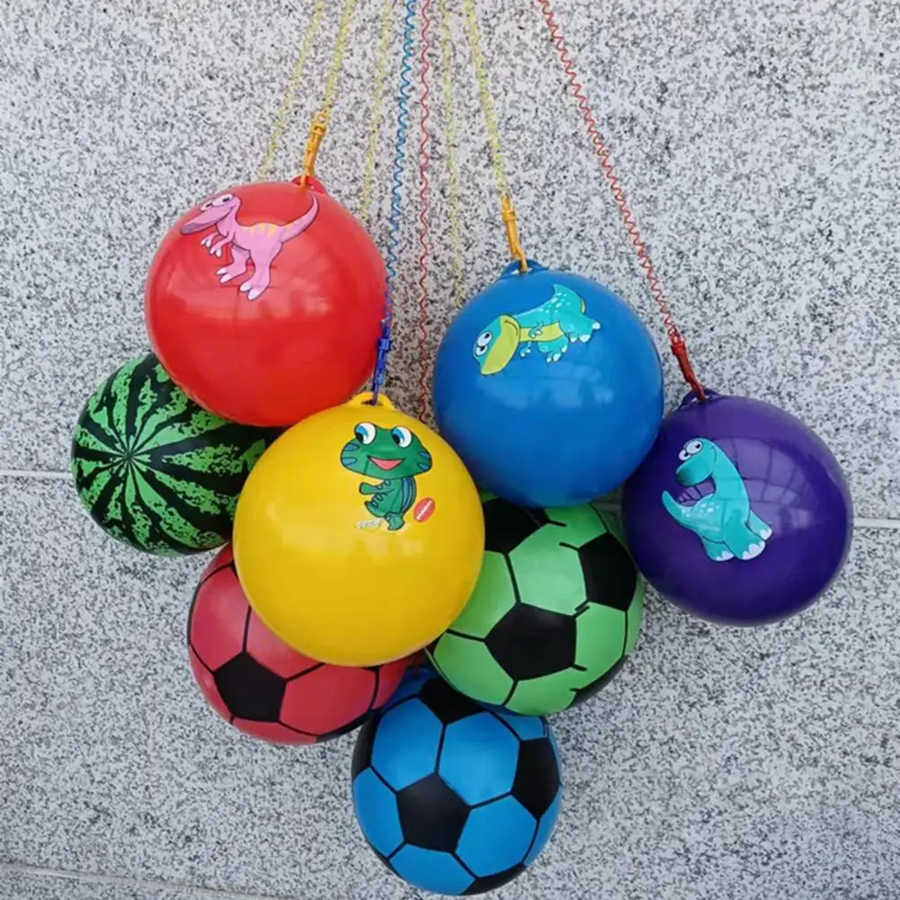 

Sling Practice Ball Easily Operate Cute Multifunctional Inflatable Football Children Toy