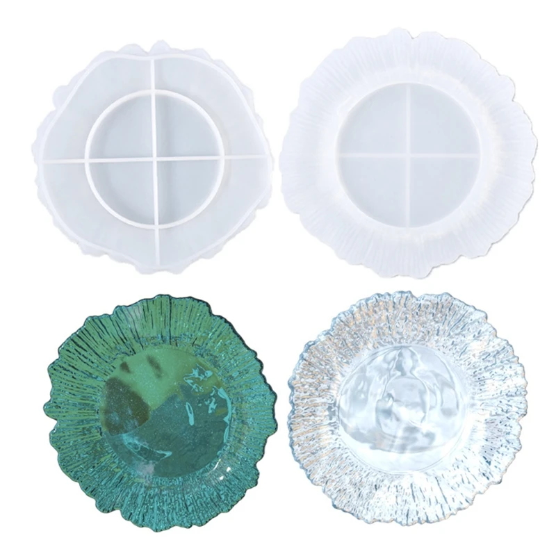 

Irregular Fruit Storage Tray Silicone Mold Coaster Epoxy Resin Mould Cup Mat DIY Crafts Home Decoration Casting Tool