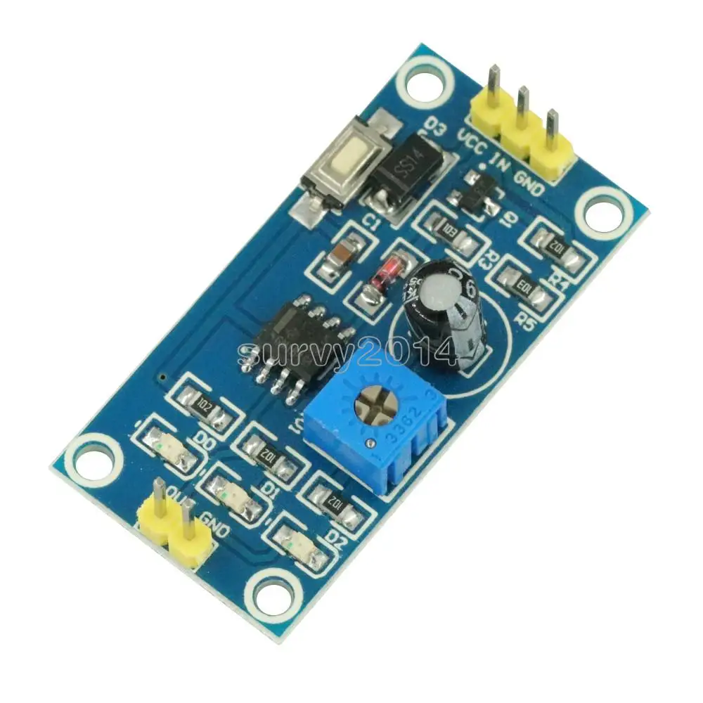 

NE555 DC 5-12V Delay Relay Shield Timer Switch Module 0-150 Second Adjustable 12V Volt Time Delay Relay Module Board DIY