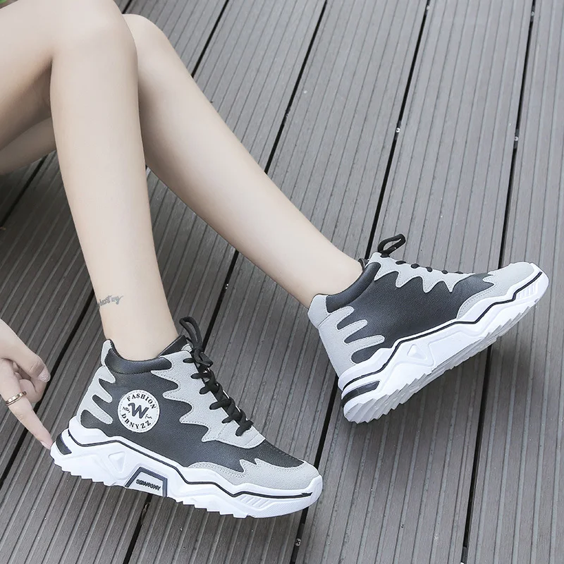 Шнуровка tenis masculino Большие размеры off white ТМ будет ботинки новая женская обувь 2018
