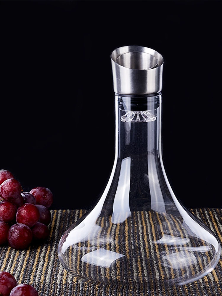 

Quick Breathing Unleaded Crystal Glass Wine Decanter, Wine Dispenser, Home Set, European Style Wine Set, Creative Gift