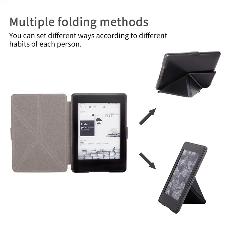 Чехол-подставка для Kindle Paperwhite 1 2 3 умный чехол из искусственной кожи электронной