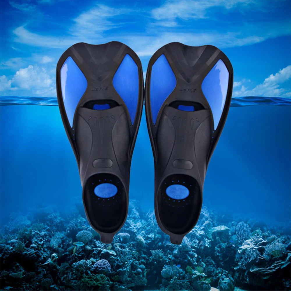 

Snorkeling Diving Swimming Fins Flexible Comfort Swimming Fins Submersible Foot Children Fins Flippers Water Sports X90G
