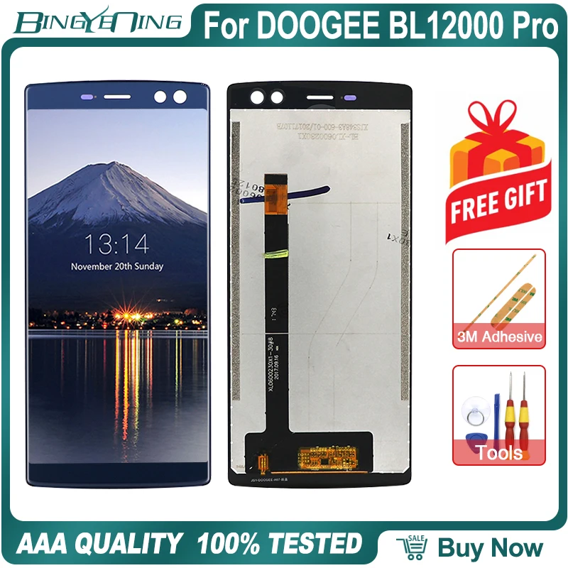 Для DOOGEE BL12000 Pro lcd и сенсорный экран дигитайзер с рамкой дисплей экран Модуль Ремонт Замена аксессуары