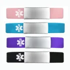 Браслеты на заказ, женские резиновые силиконовые браслеты с диабетом типа 1, браслет с гравировкой сообщений и льда