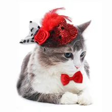 

Cat Decor Cap Pet Cap Decor Cat Accessories Hat Pet Cap Acessories Kitten Decor pet products for cat cat headdress funny hat