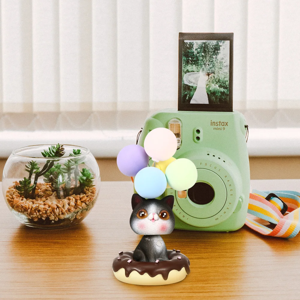 

1pc Cartoon Resin Cat Decor Car Home Decoration Birthday Desktop Ornament