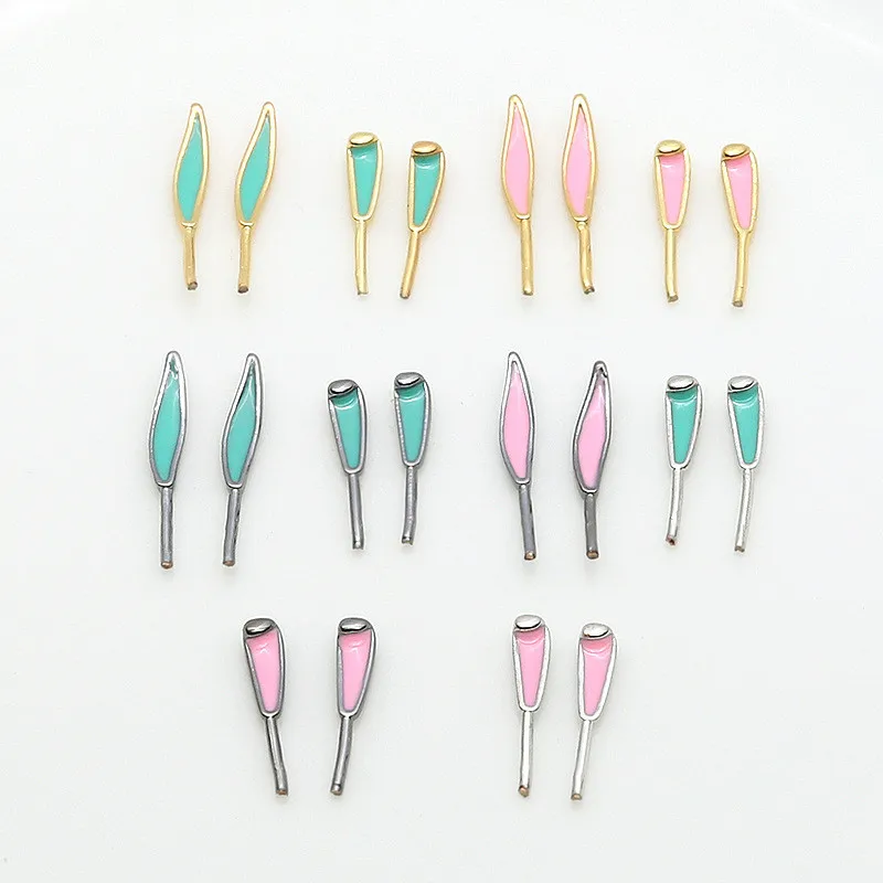 

SNASAN 4 шт. милые Позолоченные полубулавки с кроличьими ушками, аксессуары для ювелирных изделий, барочный жемчуг, «сделай сам», Ювелирная фур...