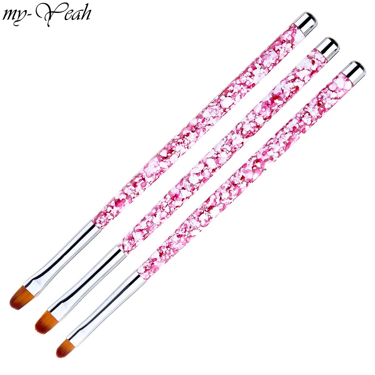 3 шт./компл. дизайн ногтей акриловая УФ гель Расширение строитель Лепесток