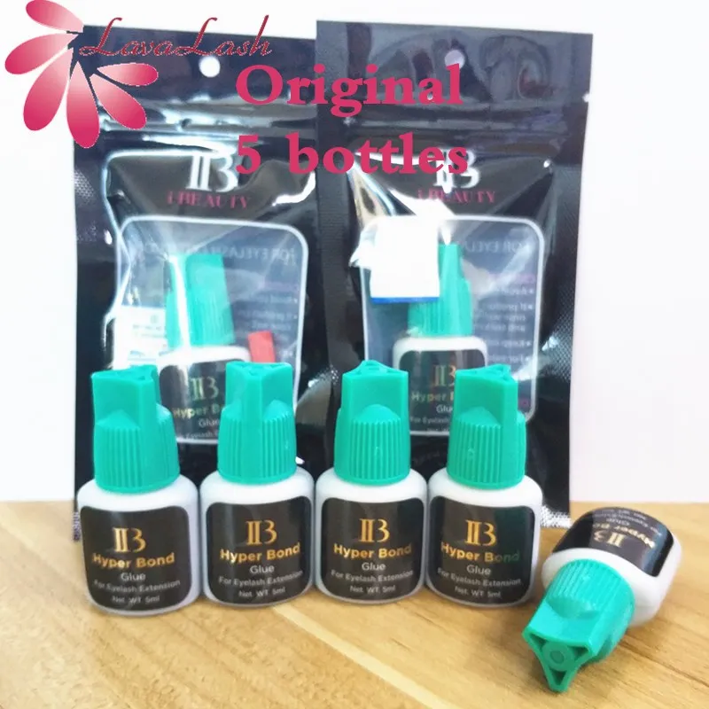 Оригинальный клей для наращивания ресниц IB Ibeauty Hyper Bond 0. Быстросохнущий с голубым