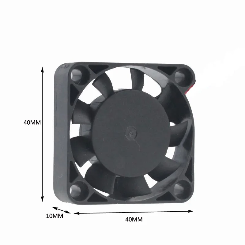 2pcs/lot 40*40*10mm DC5V 12V 24V sleeve bearing 4cm 4010 cooling fan brushless axial | Инструменты