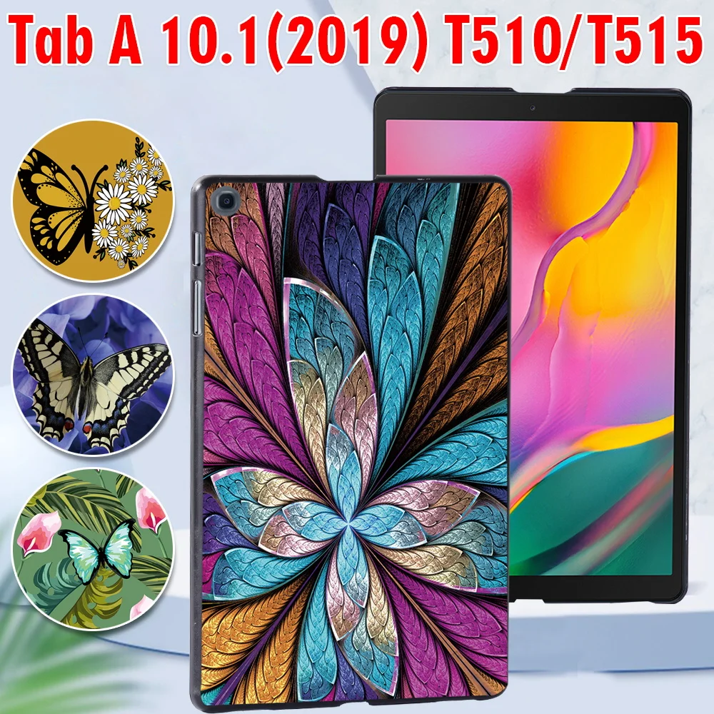 

Tablets Case for Samsung Galaxy Tab A 10.1 2019 T510/T515 Anti-Drop and Anti-Vibration Cover Case + Free Stylus