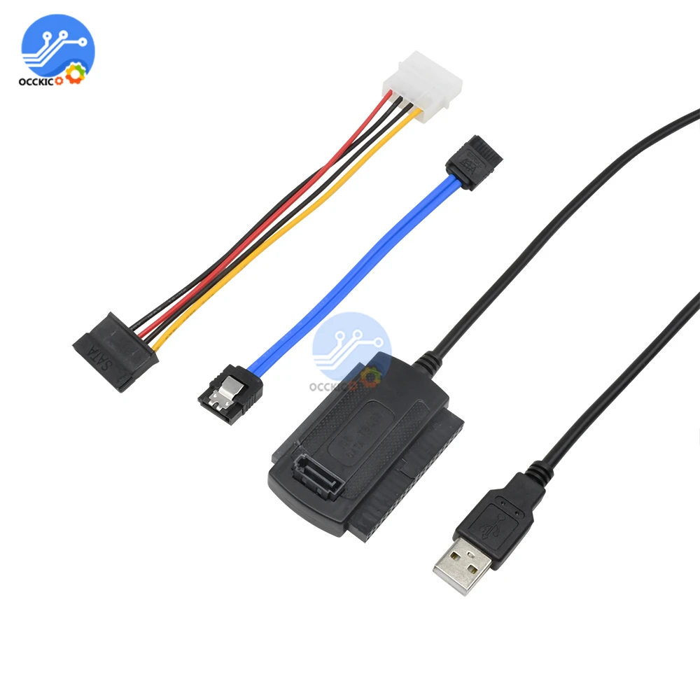 Кабель переходник SATA PATA IDE на USB 2 0 для жестких дисков 5/3 5|Кабели передачи данных| |