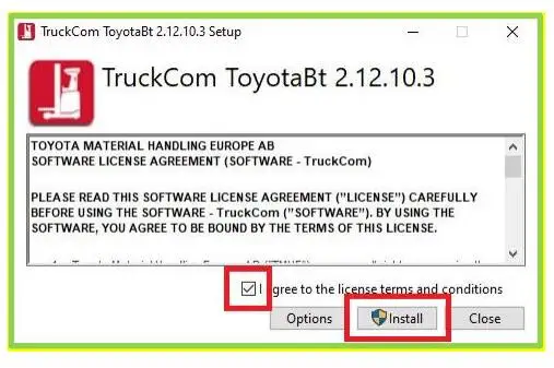 TruckCom BT TE 2.12.10.3 + напильники для трещин toyota |