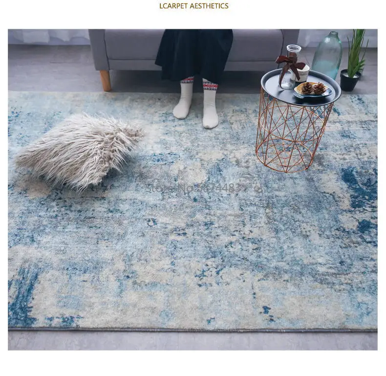 Мягкие хлопковые ковры и для дома гостиной современный скандинавский стиль