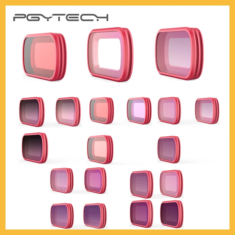 PGYTECH Osmo для изготовления карманных фильтров (ND8/PL ND16/PL ND32/PL ND64/PL)(ND8 GR ND16 4 ND32 8) MRC CPL УФ