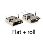 USB гнездовой разъем DIP 2 Pin 90 градусов USB Разъемы пластиковый корпус микро USB разъем Концевая заглушка зажимы 20 шт.лот