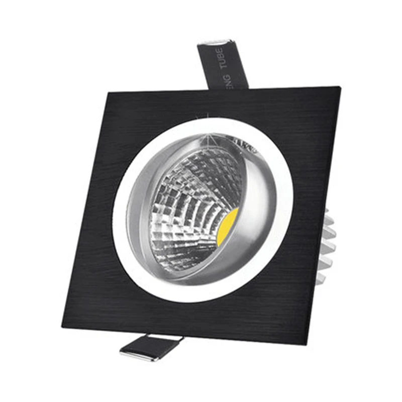 Квадратный яркий Встроенный светодиодный затемненый квадратный потолочный