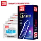 Презервативы Elasun, натуральный каучук, с пупырышками, ребристые, с точкой G, 10 шт.