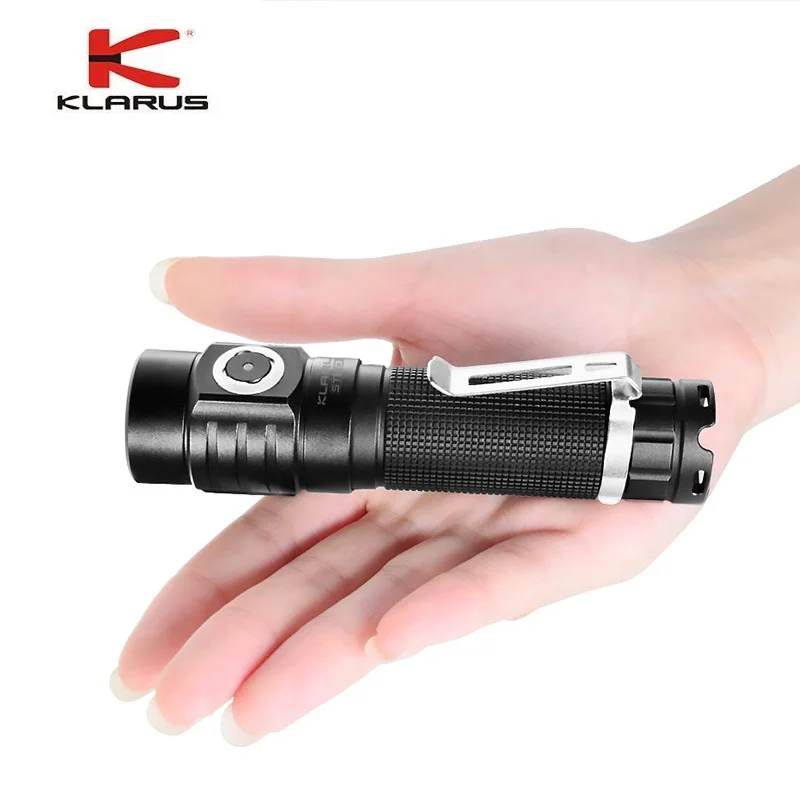 Bateria + Carregamento Lanterna com 18650 Klarus Lanterna Cree Xm-l2 u2 1100lm Feixe Distância 115 Metro Luz Li-ion Usb St10 Led