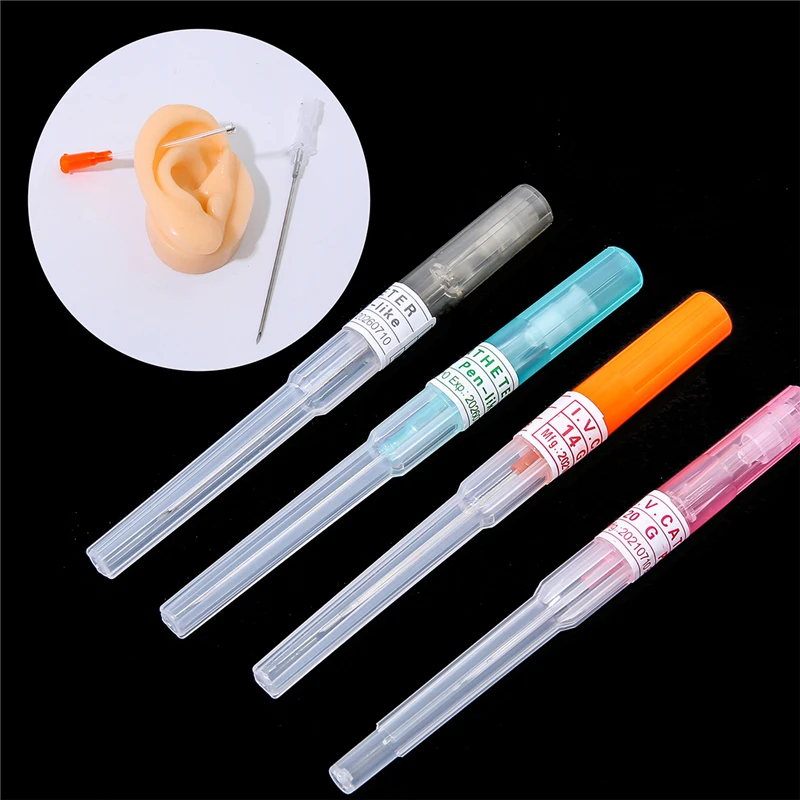 Surgical Steel Sterilised Piercing Needles IV Catheter Needles With Piercing Body Jewelry Kit Tattoo Tool Piercing Supplies Kit