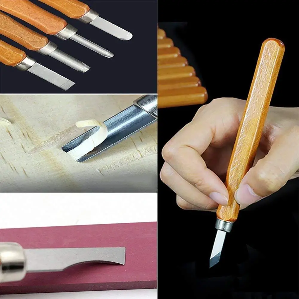 Инструменты для резьбы по дереву DIY 12 резьба долотом набор восковых и резных