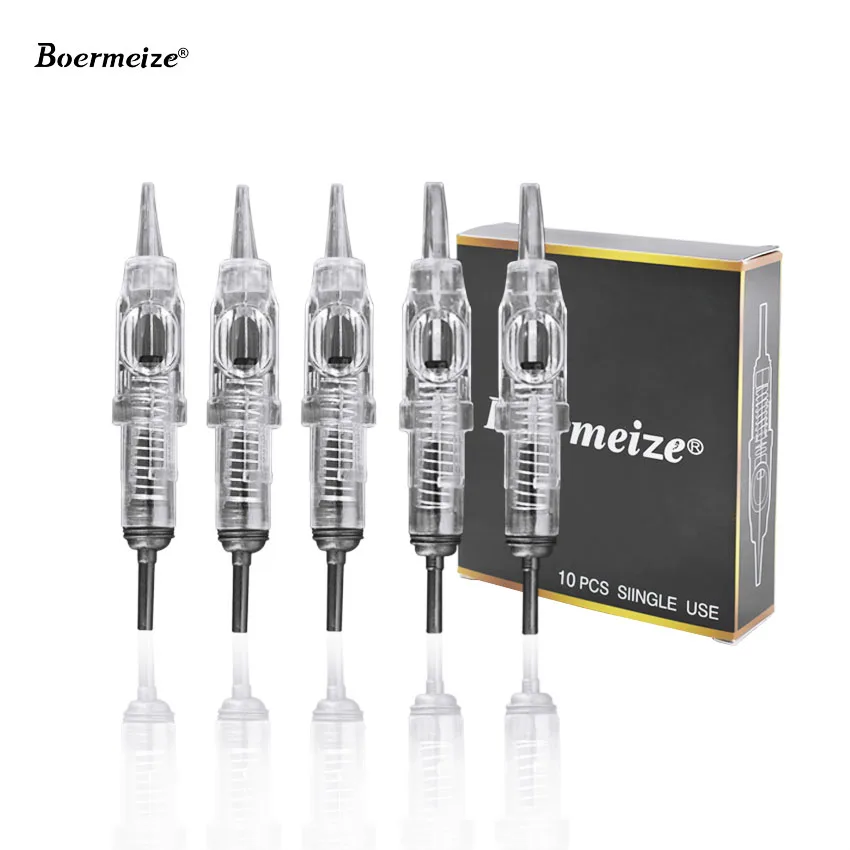 Одноразовые стерилизуемые иглы для перманентного макияжа бровей и губ картриджи