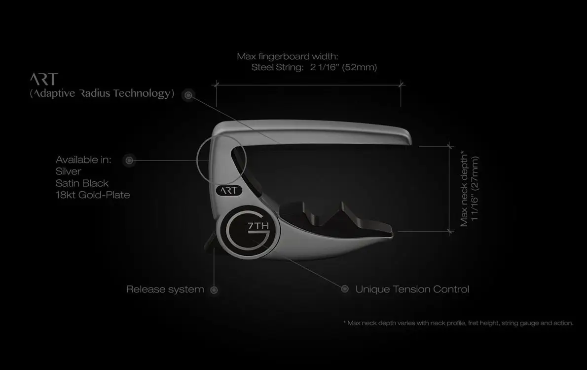 G7th Performance 3 ART Capo-6 String