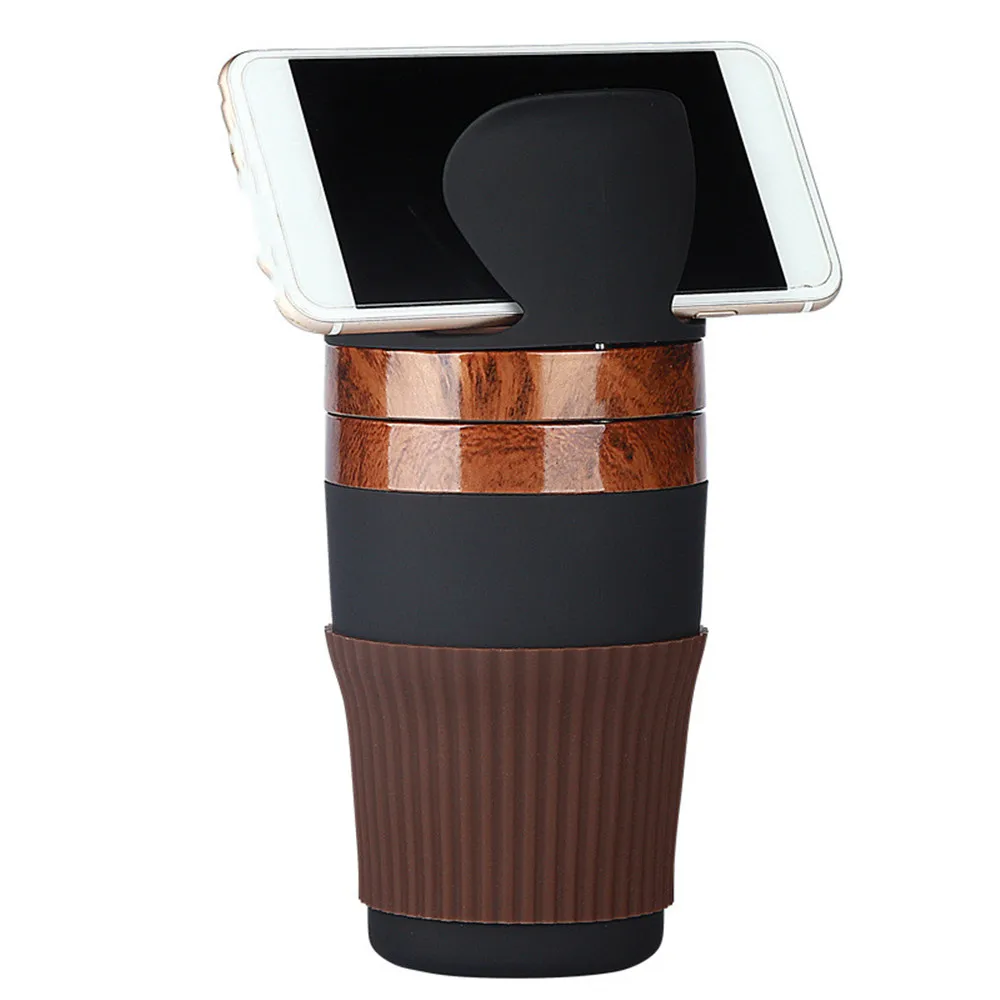

4 in 1 Multifunctional Vehicle Water Cup Holder Center Console 360 Degree Rotating Adjustable Water Cup Holder Universal