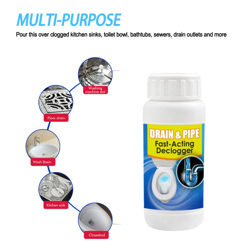 Очиститель слива раковины мощный дноуглубительный агент для труб