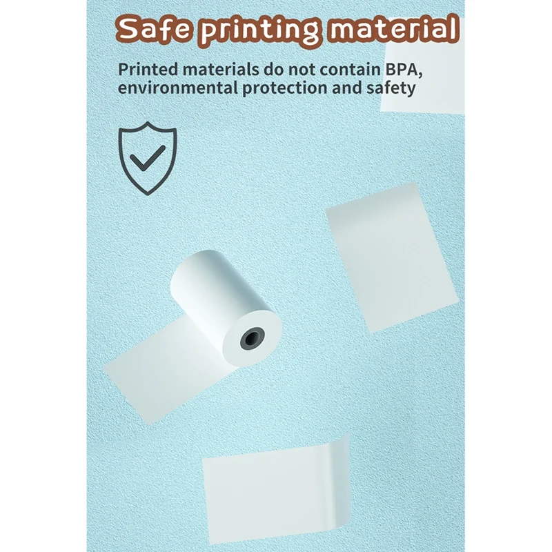 

HD Kids Instant Digital Print Camera With Thermal Photo Paper Toys Camera 1080P 2.4in For Christmas Birthday Gift For Girl Boy