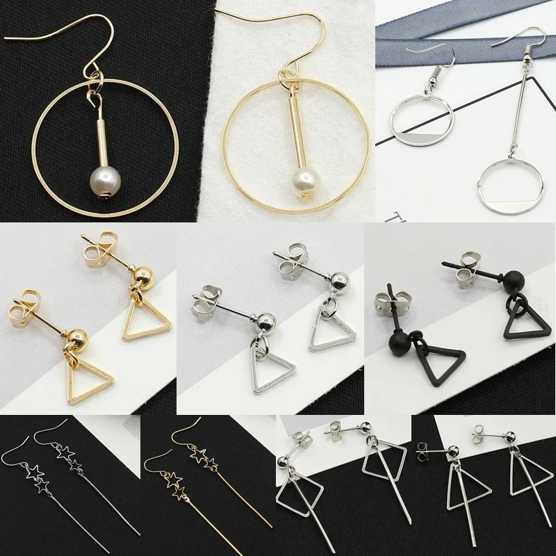 2019 тренд Корея геометрические серьги гвоздики для женщин ювелирные изделия
