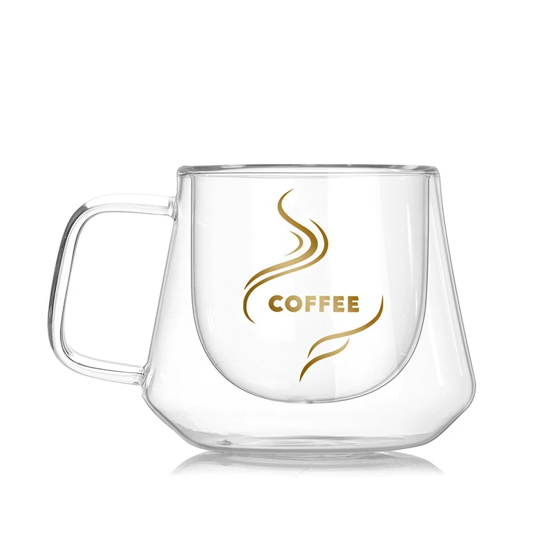 1pc Double-layered Transparent Skull Head Coffee Mug Crystal Glass Cup For Home Bar Club Whiskey Wine Vodka And Beer | Дом и сад