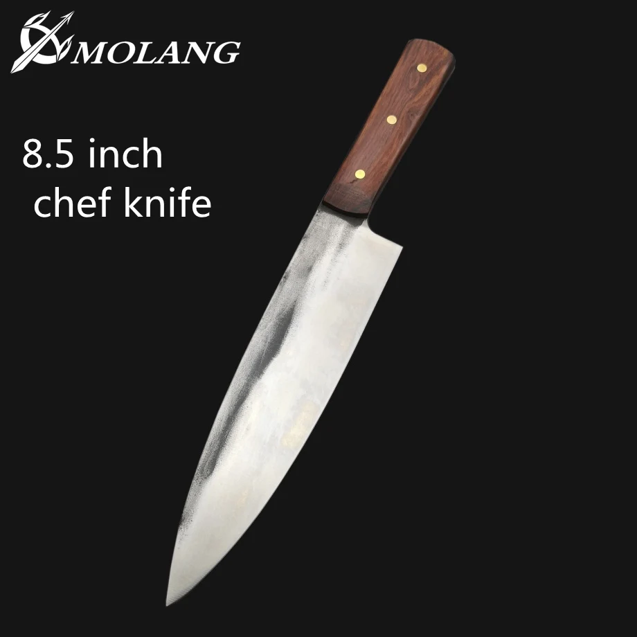 Кованый нож шеф повара MOLANG из хромистой стали 8 5 дюйма Профессиональный кухонный