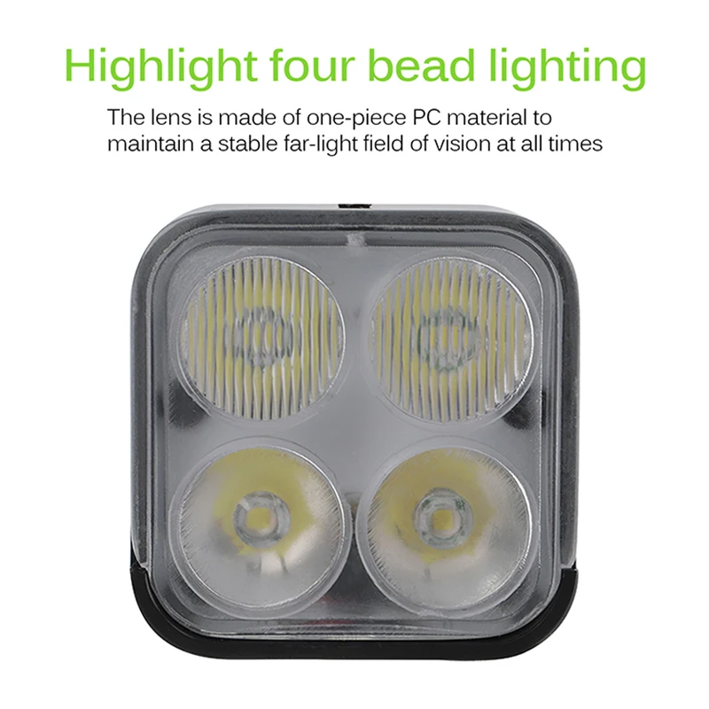 

5200Mah Bike Light Bicycle Lighting 1800 Lumen Usb For Bicycle Lights Waterproof Cycle Front Headlight Power Bank Cycle Light