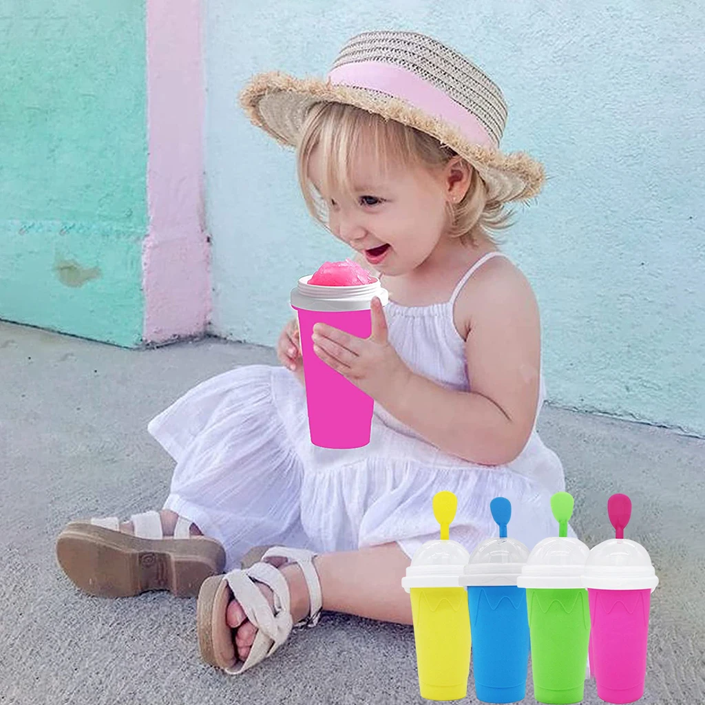 

Slushy Maker Ice Cup DIY Freeze Smoothie Maker Silicon Cup Slush Cup