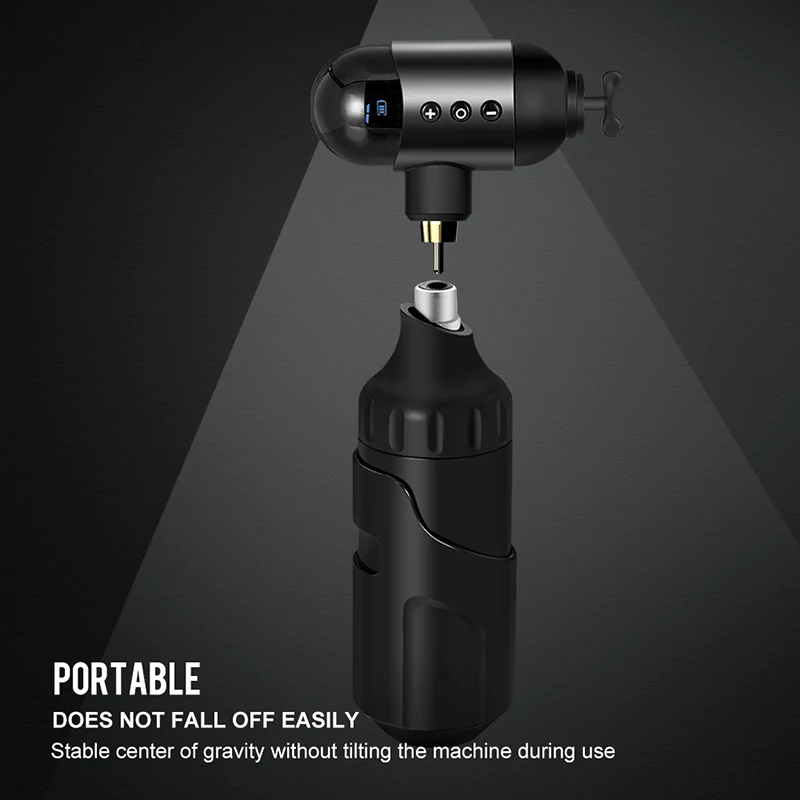 Беспроводной блок питания для татуировок RCA DC перезаряжаемый литиевый