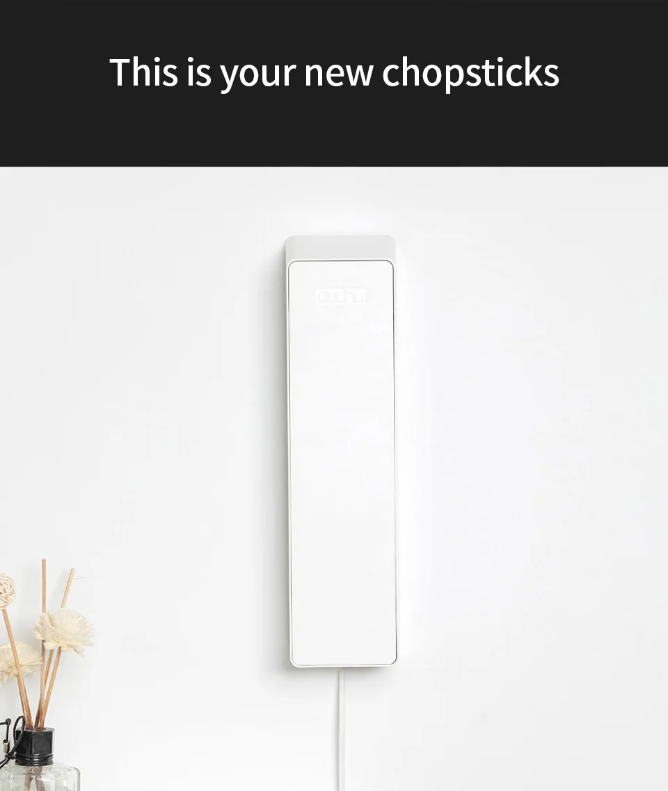 Xiaomi Youpin LIUSHU интеллектуальная стерилизация палочка для еды картридж настенный полка короб розетки столовые приборы и вилка стерилизатор