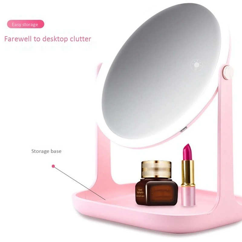 Светодиодный зеркало для макияжа светильник настольное Смарт Пресс Управление