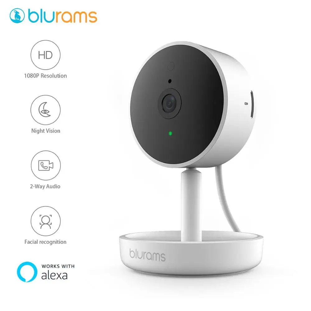 Blurams Home Pro камера безопасности 1080p FHD AI распознавание лица беспроводная веб wifi CCTV
