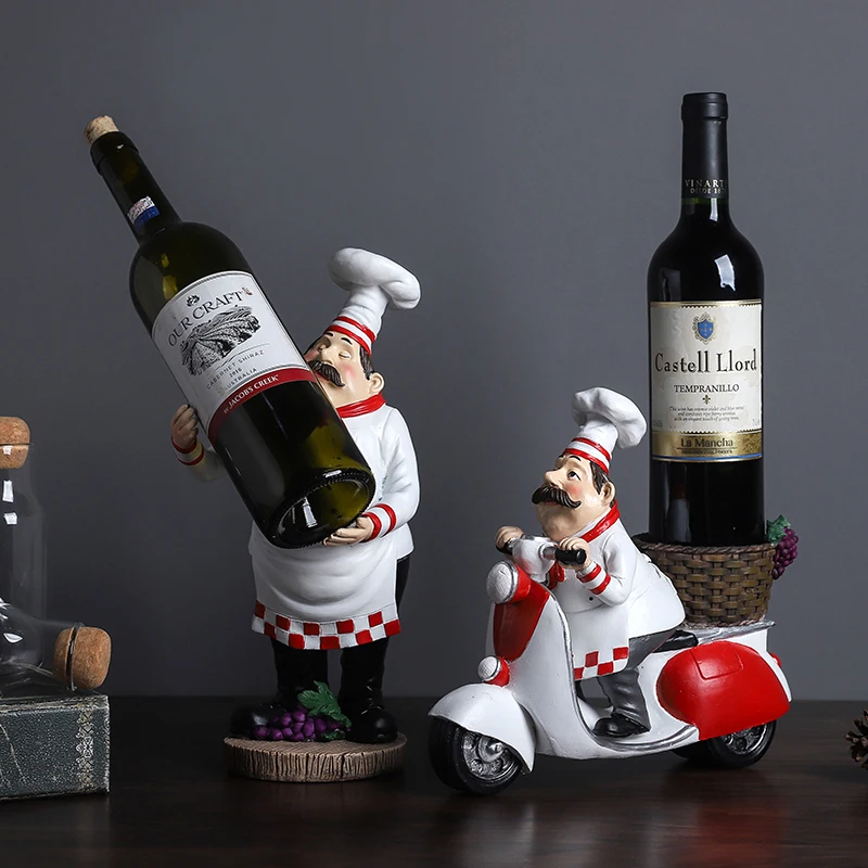 Европейская Винная стойка шеф повар ресторана маленькие украшения украшение для