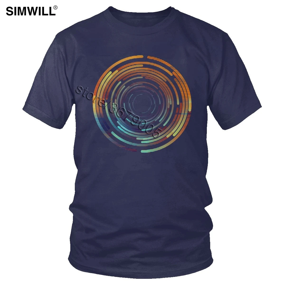 Футболка мужская хлопковая с коротким рукавом винтажная Городская рубашка