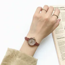 Women Watches Qualities Small Ladies Wristwatches Vintage Leather Bracelet Watch 2019 Fashion Brand