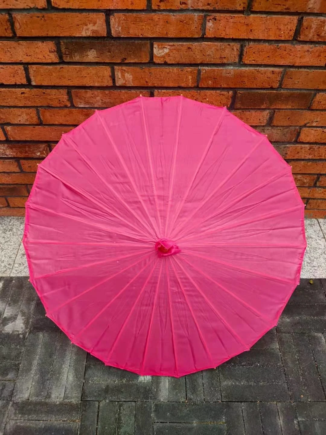 Paraguas chino de tela s&oacute;lida, sombrilla decorativa cl&aacute;sica de seda japonesa, accesorios de seda, artesan&iacute;a de baile, 10 piezas-1