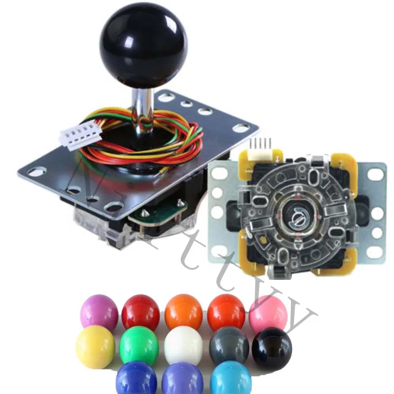 Часовой механизм: японский джойстик Sanwa JLF TP 8YT боевые рокер 5pin кабель Аркады 4 & 8