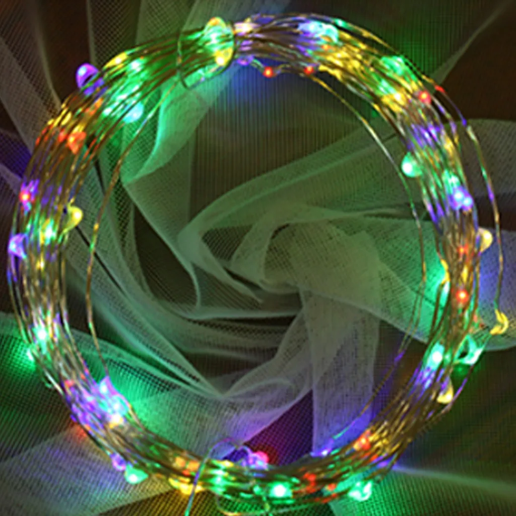 

LED Strings Light Waterproof Flexible Copper Wire Decorative Lights led string lights Home Wedding Party garden Decoration