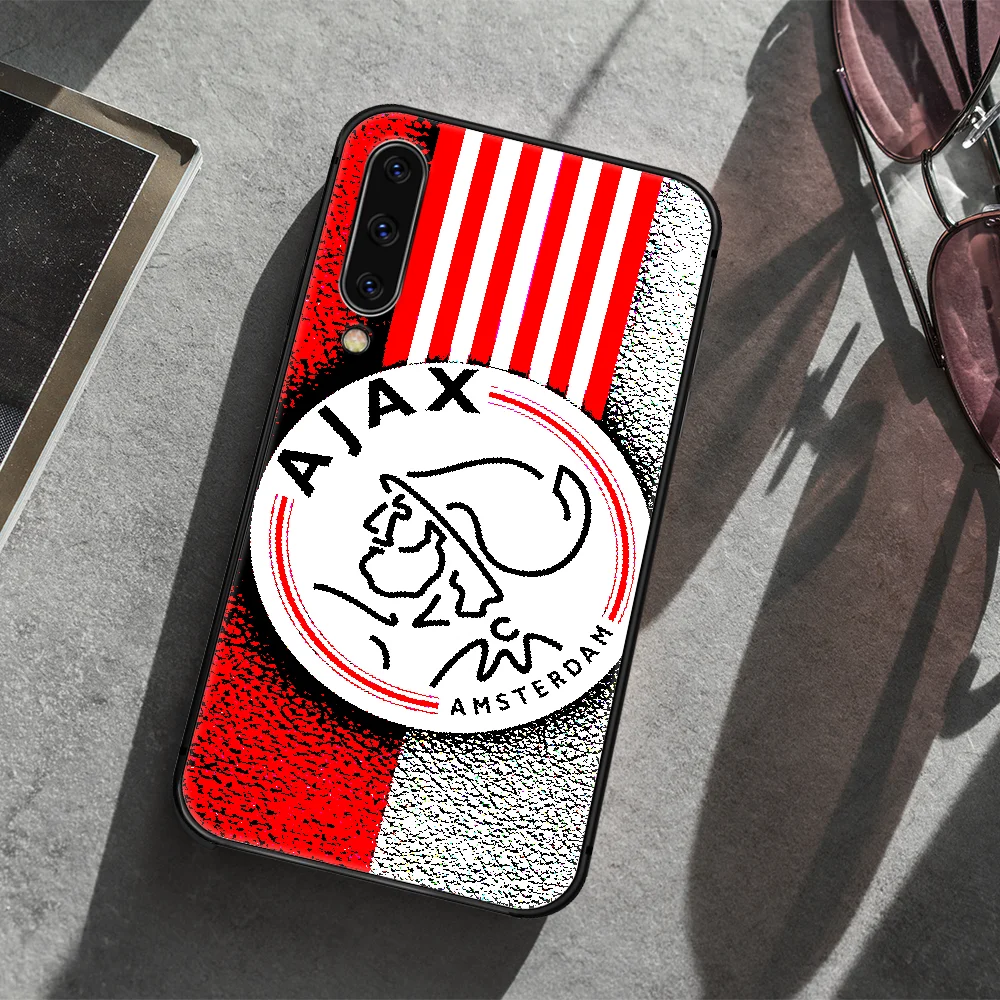 

football Ajax Team Phone Case Cover For Samsung Galaxy A10 A11 A20 E A21 A30 A40 A41 A50 A51 A70 A71 A81 S 4G 5G black Coque Tpu